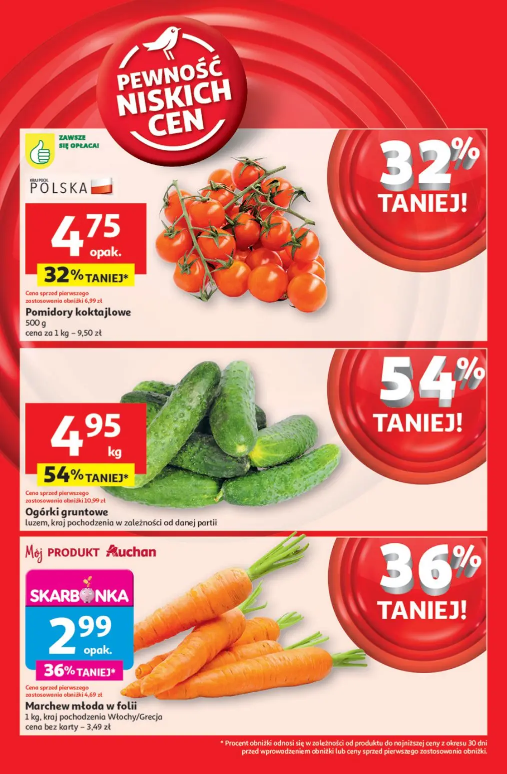 gazetka promocyjna Auchan Supermarket Lato First Minute - Strona 4