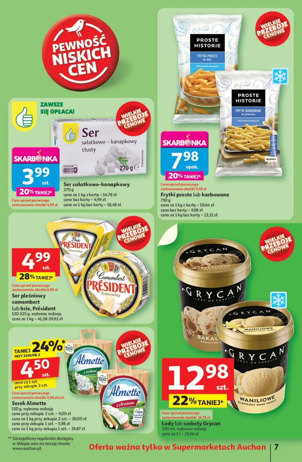 gazetka promocyjna Auchan Supermarket Lato First Minute - Strona 9