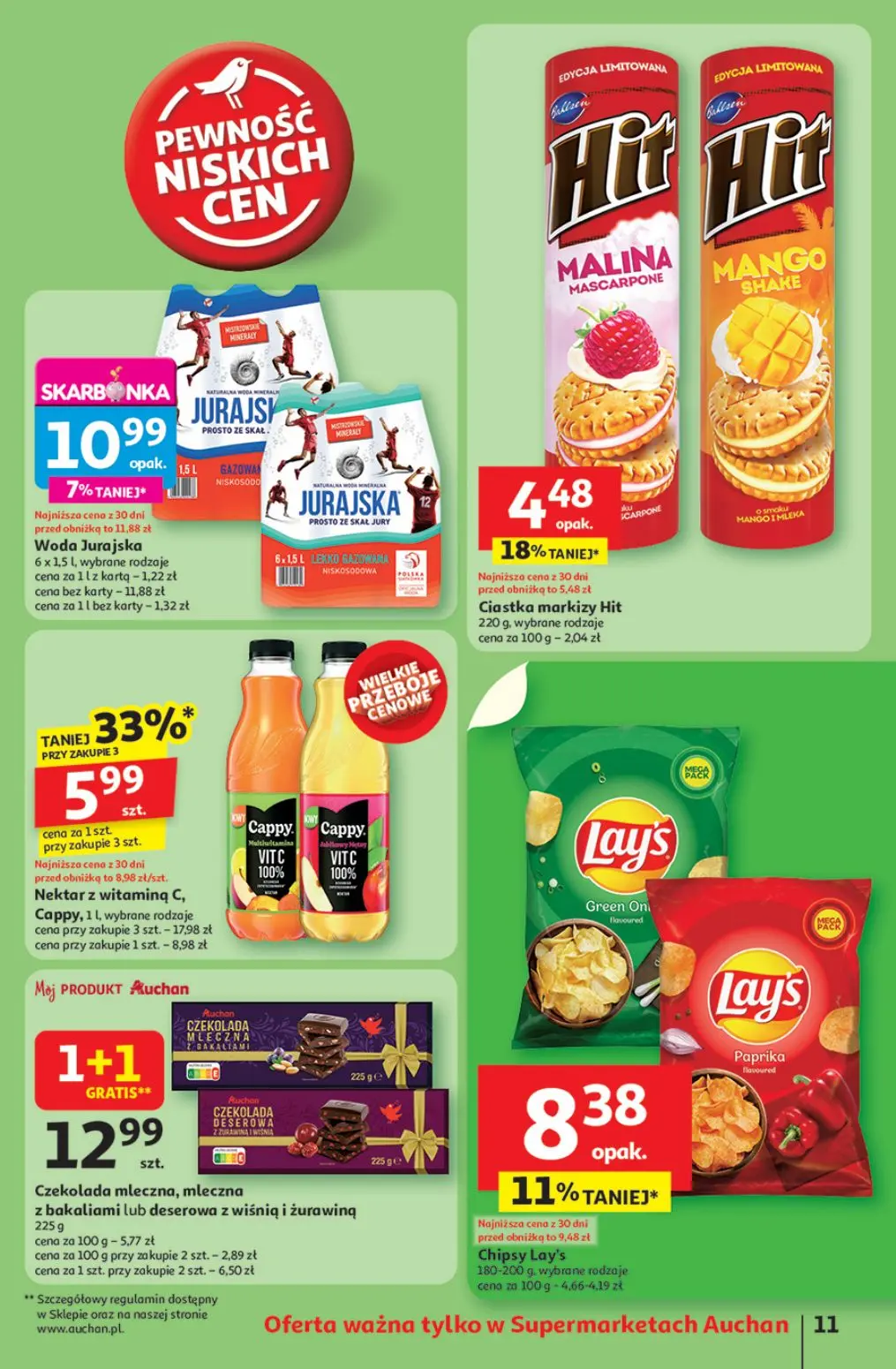 gazetka promocyjna Auchan Supermarket Lato First Minute - Strona 13