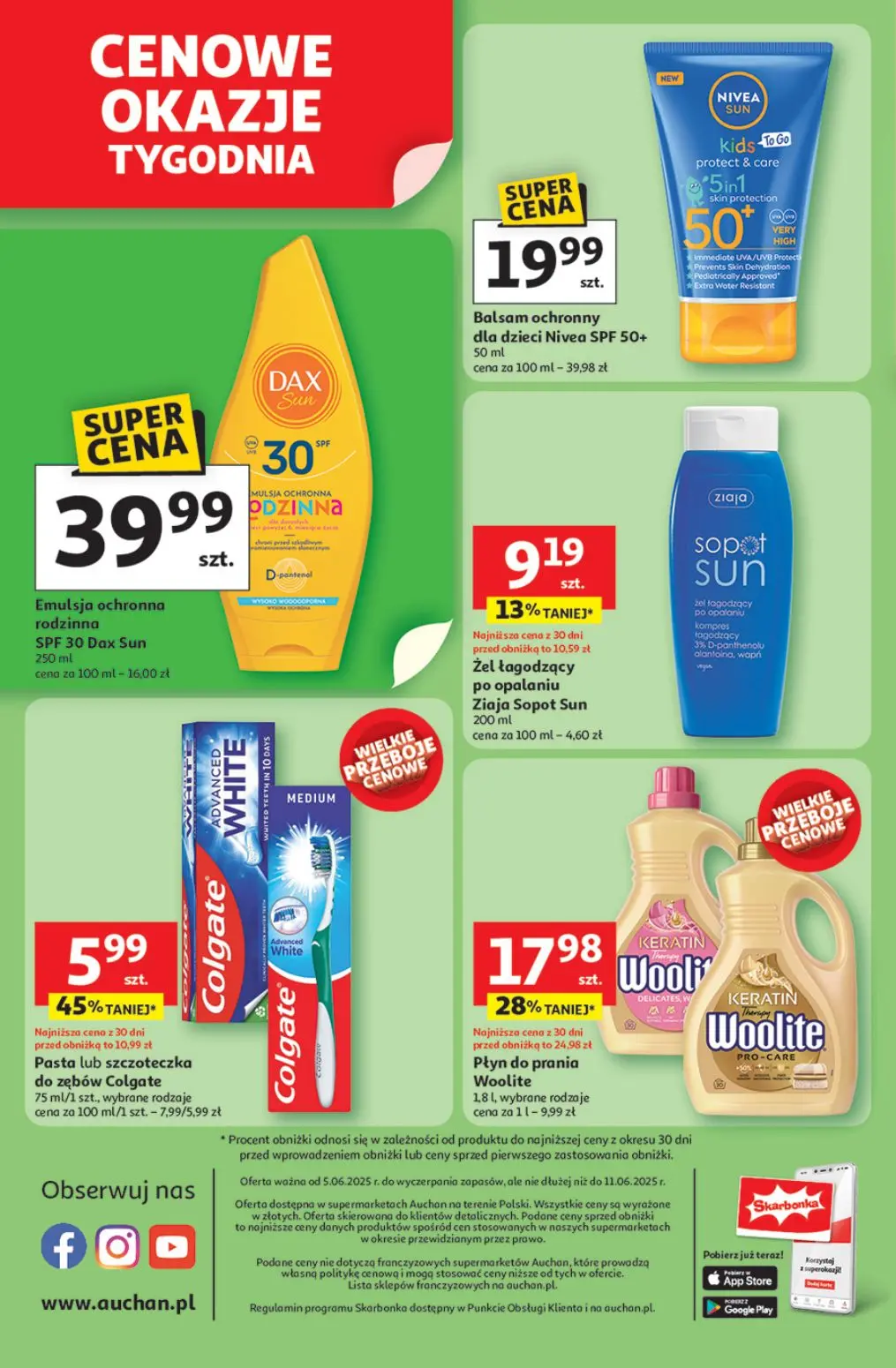 gazetka promocyjna Auchan Supermarket Lato First Minute - Strona 14