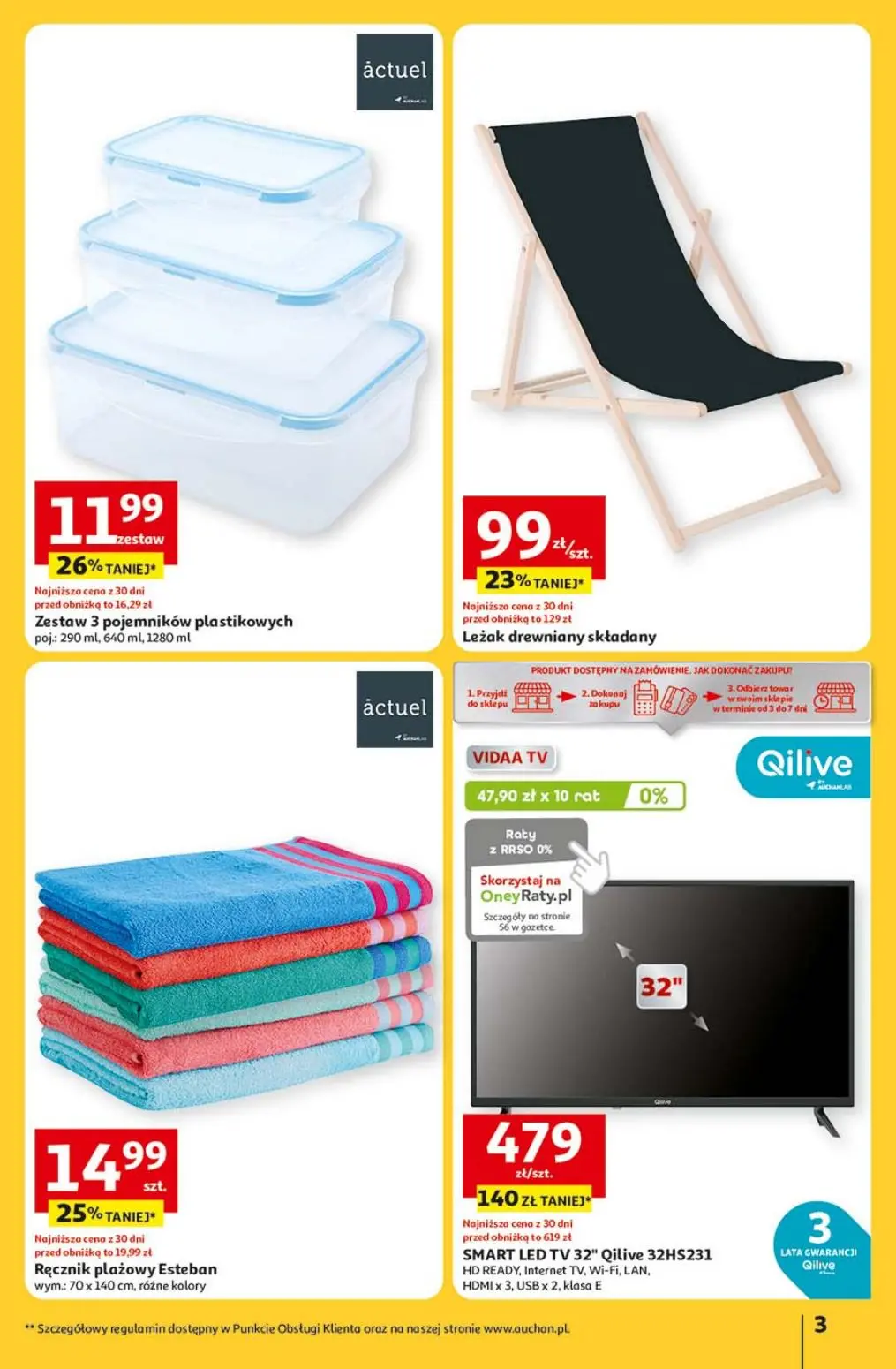 gazetka promocyjna Auchan Lato First Minute - Strona 3