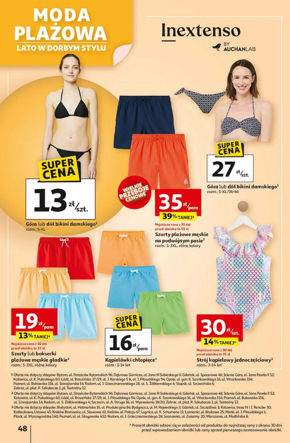 gazetka promocyjna Auchan Lato First Minute - Strona 52