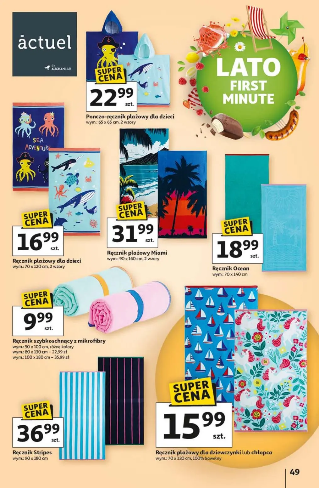 gazetka promocyjna Auchan Lato First Minute - Strona 53