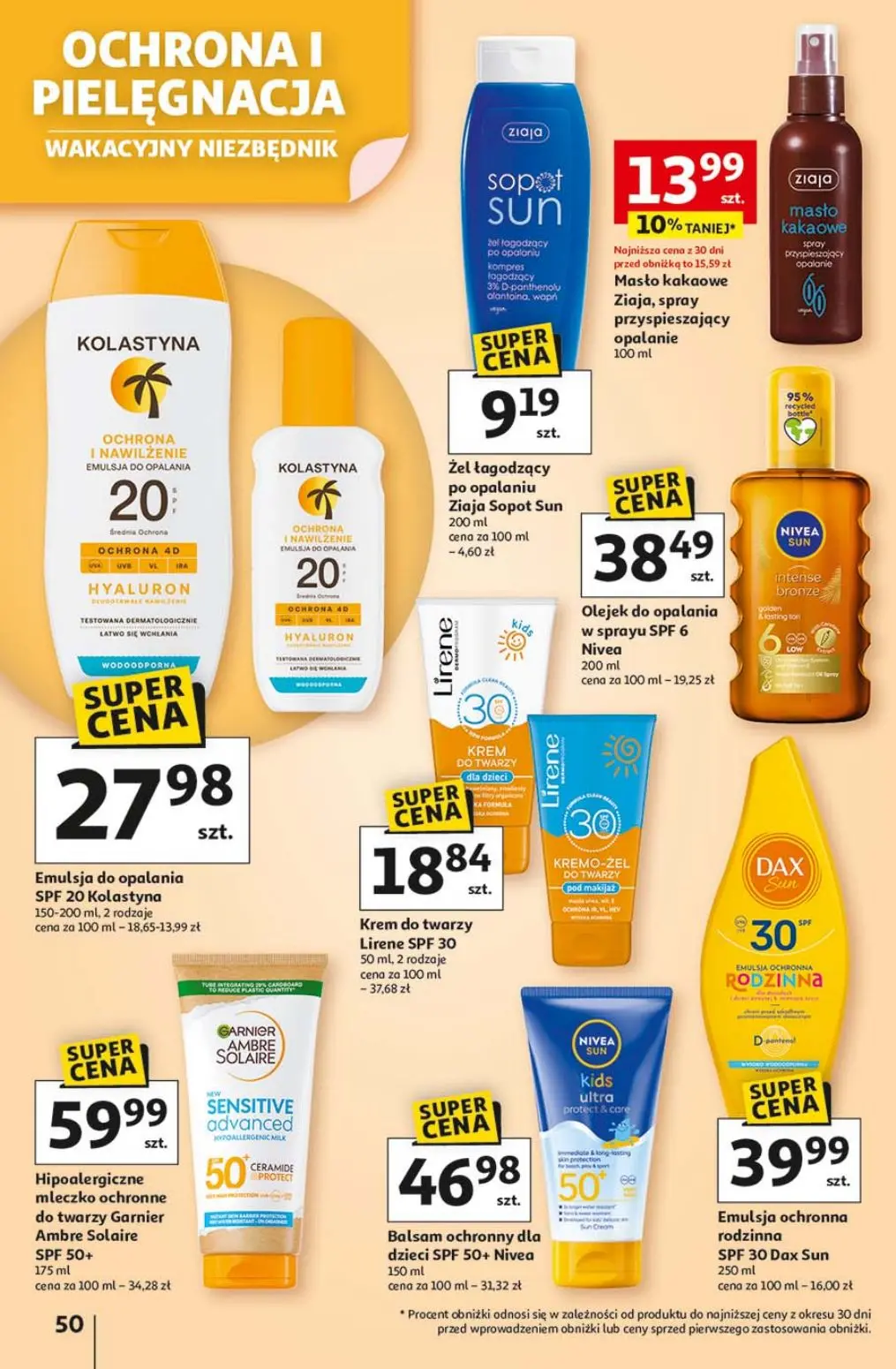 gazetka promocyjna Auchan Lato First Minute - Strona 54
