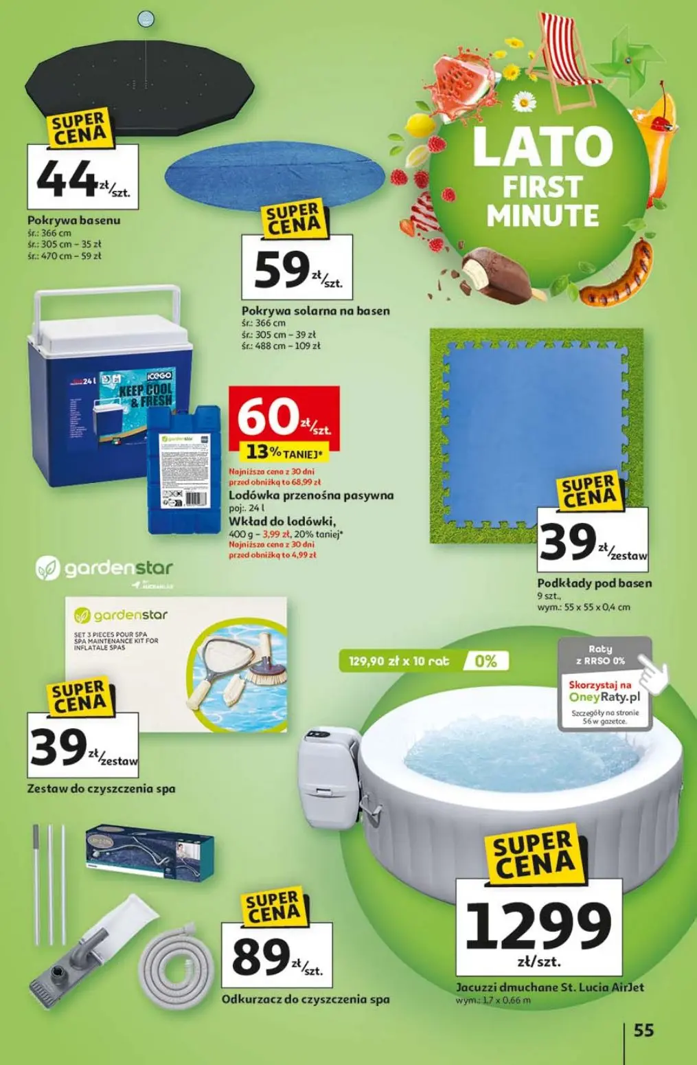 gazetka promocyjna Auchan Lato First Minute - Strona 59