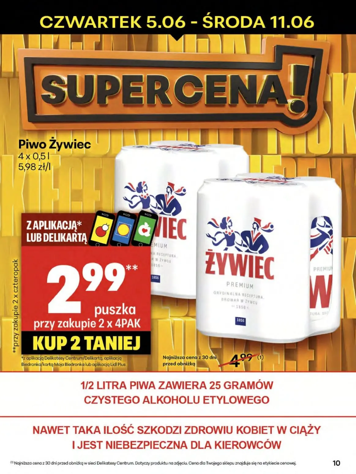 gazetka promocyjna Delikatesy Centrum Od czwartku - Strona 10