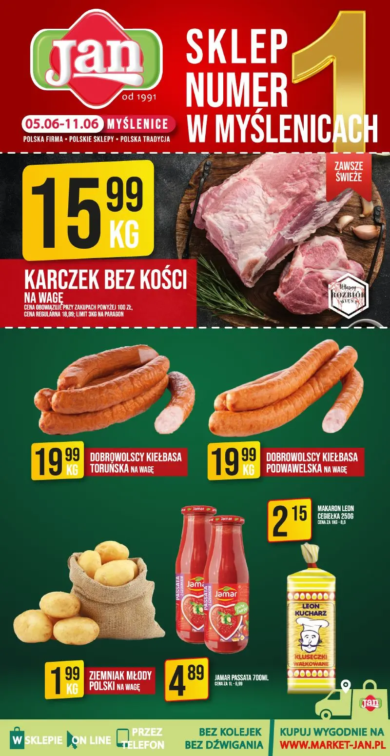 gazetka promocyjna Jan Myślenice - Strona 1