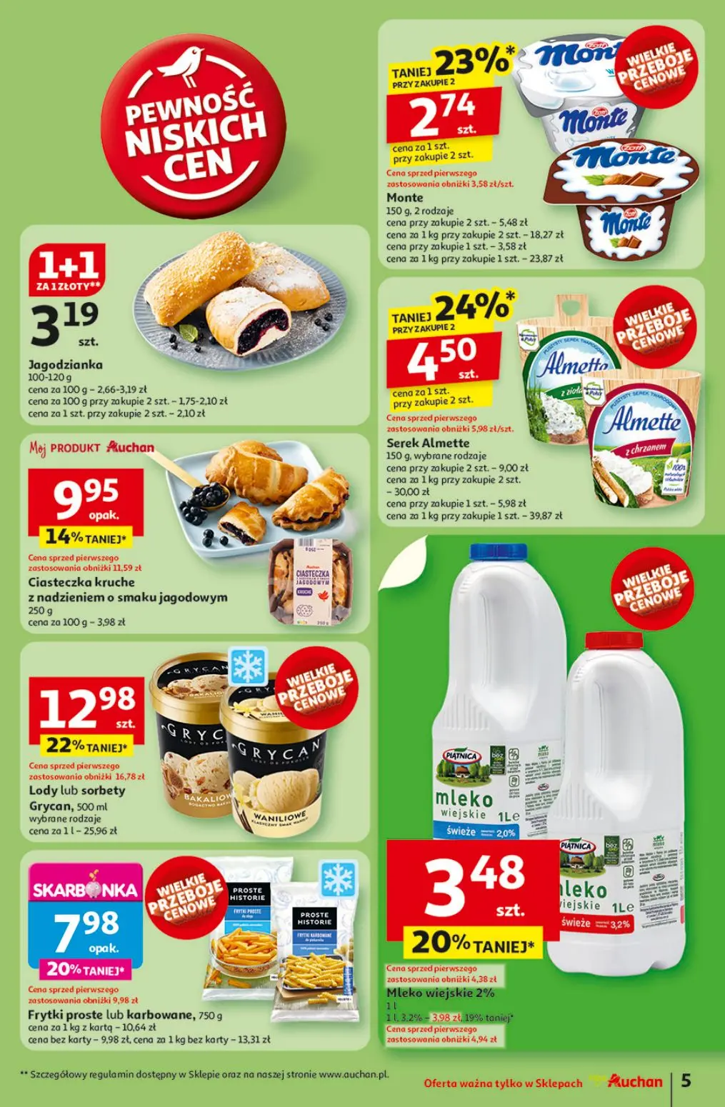 gazetka promocyjna Moje Auchan Lato First Minute - Strona 7