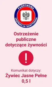 Gazetka promocyjna Ostrzeżenia i alerty, ważna od 2024-07-26 do 2025-06-14.