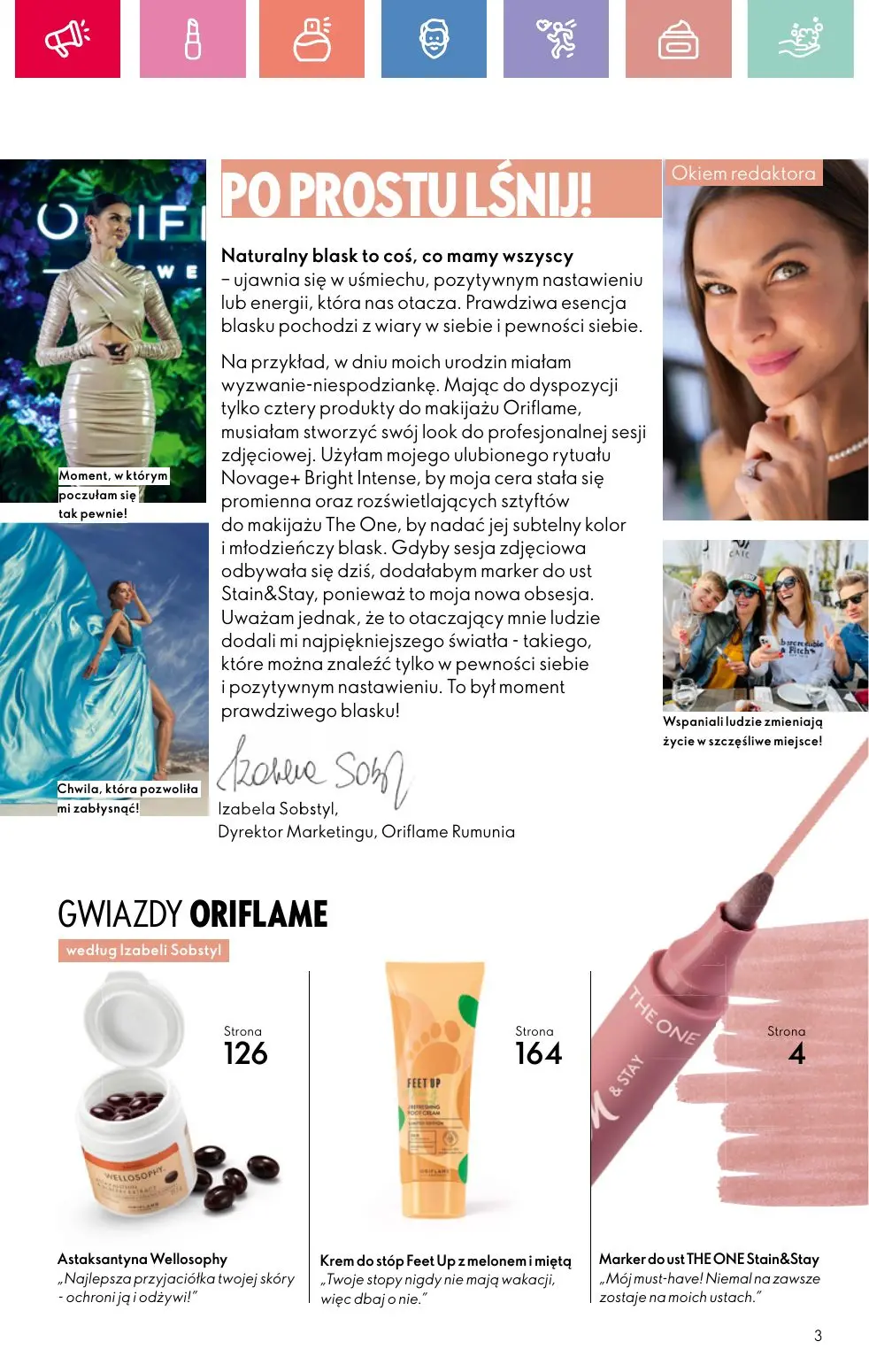 gazetka promocyjna ORIFLAME Przyćmij słońce swoim blaskiem - Strona 3