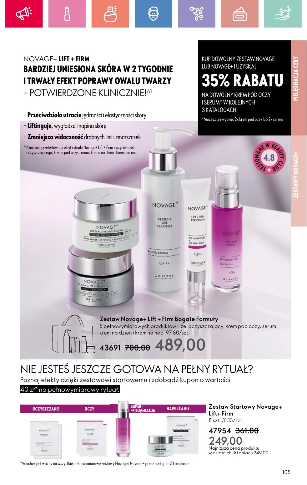 gazetka promocyjna ORIFLAME Przyćmij słońce swoim blaskiem - Strona 105
