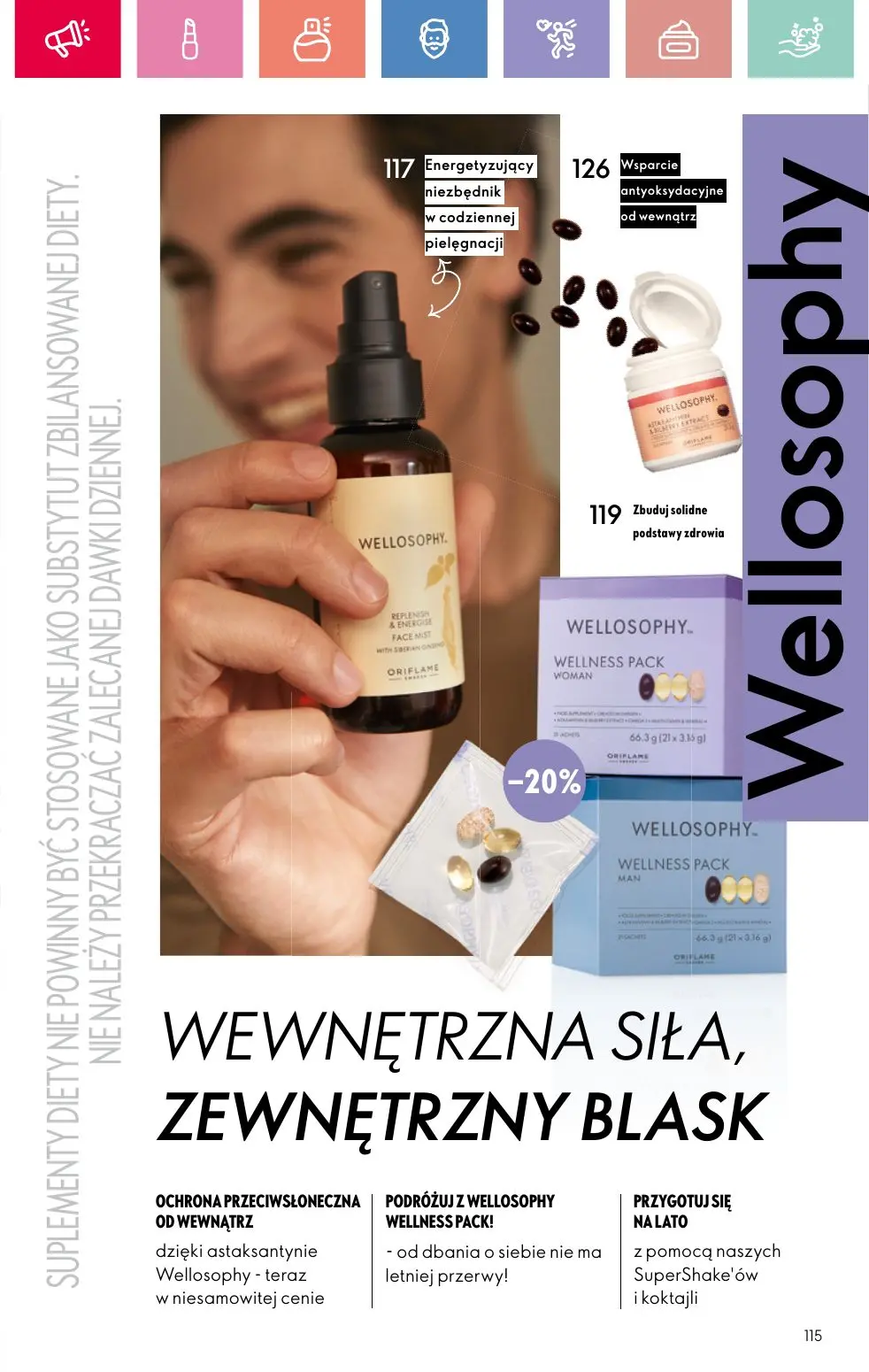 gazetka promocyjna ORIFLAME Przyćmij słońce swoim blaskiem - Strona 115