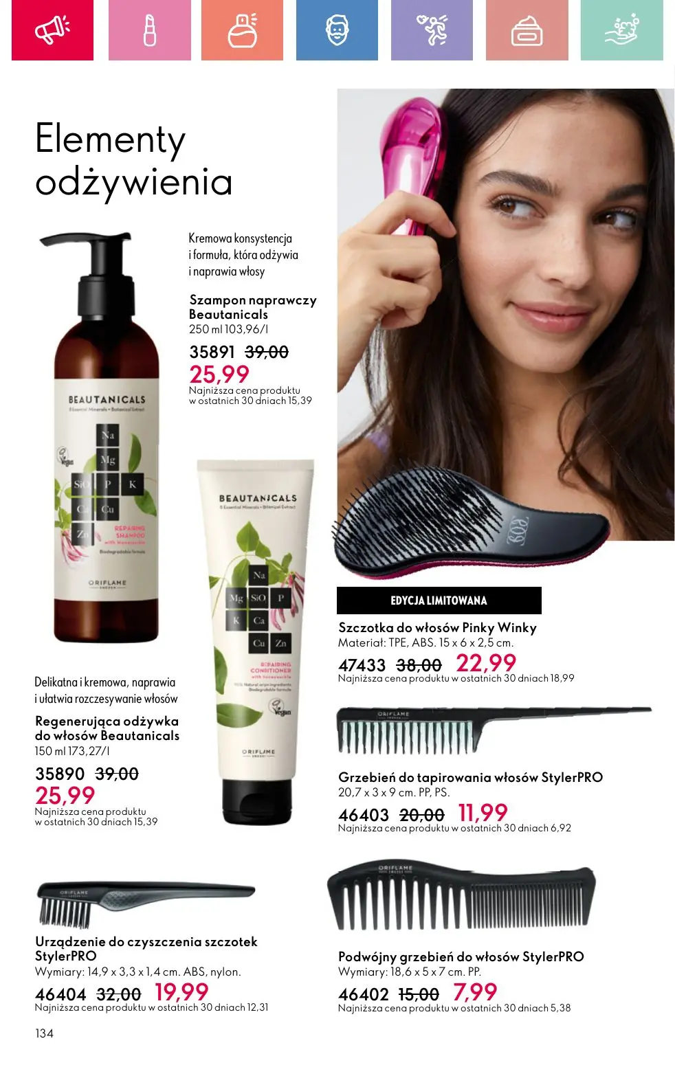 gazetka promocyjna ORIFLAME Przyćmij słońce swoim blaskiem - Strona 134