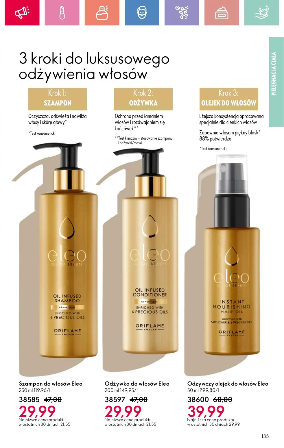 gazetka promocyjna ORIFLAME Przyćmij słońce swoim blaskiem - Strona 135