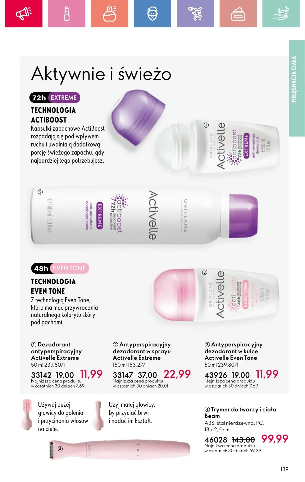 gazetka promocyjna ORIFLAME Przyćmij słońce swoim blaskiem - Strona 139