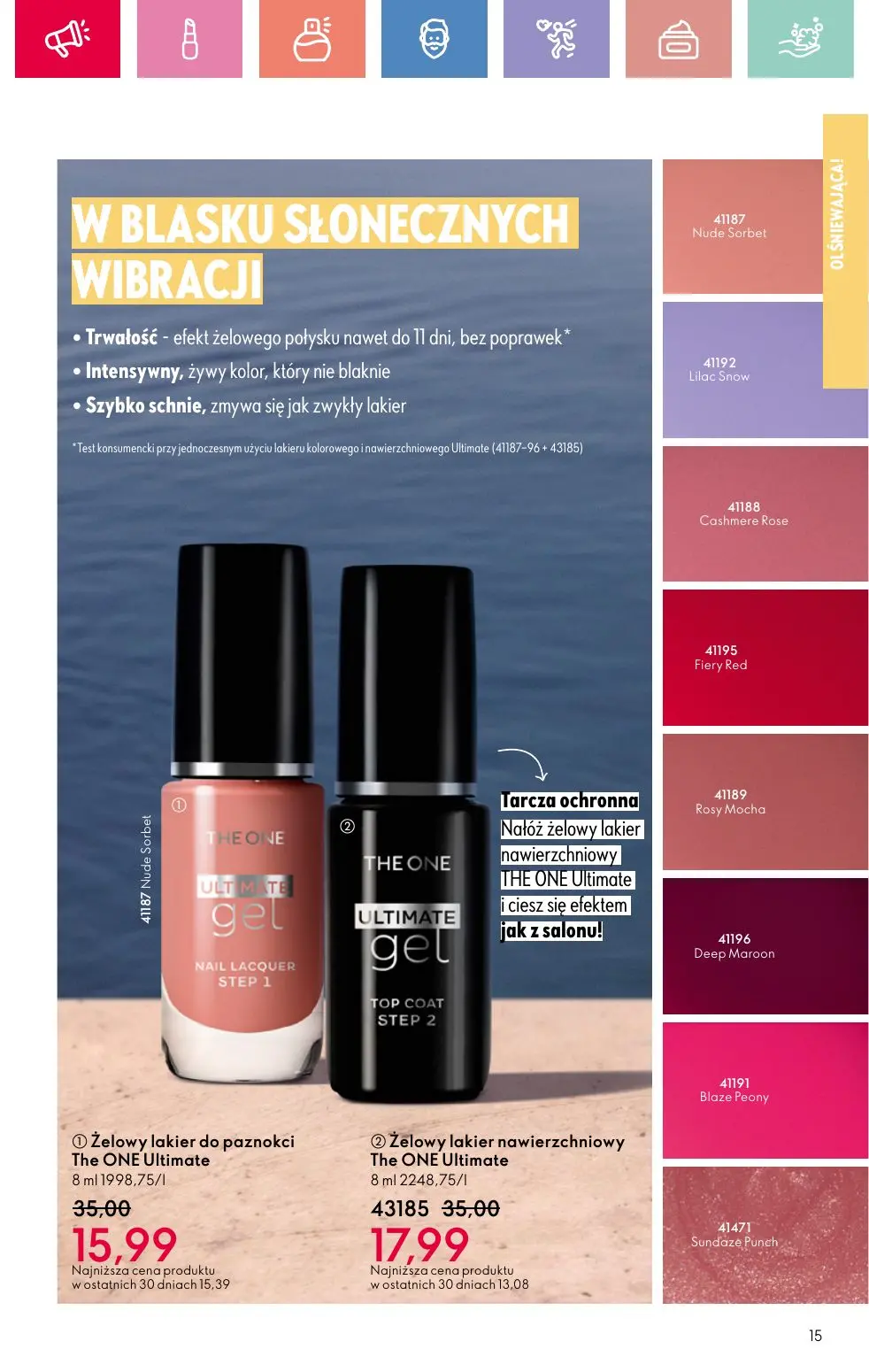 gazetka promocyjna ORIFLAME Przyćmij słońce swoim blaskiem - Strona 15