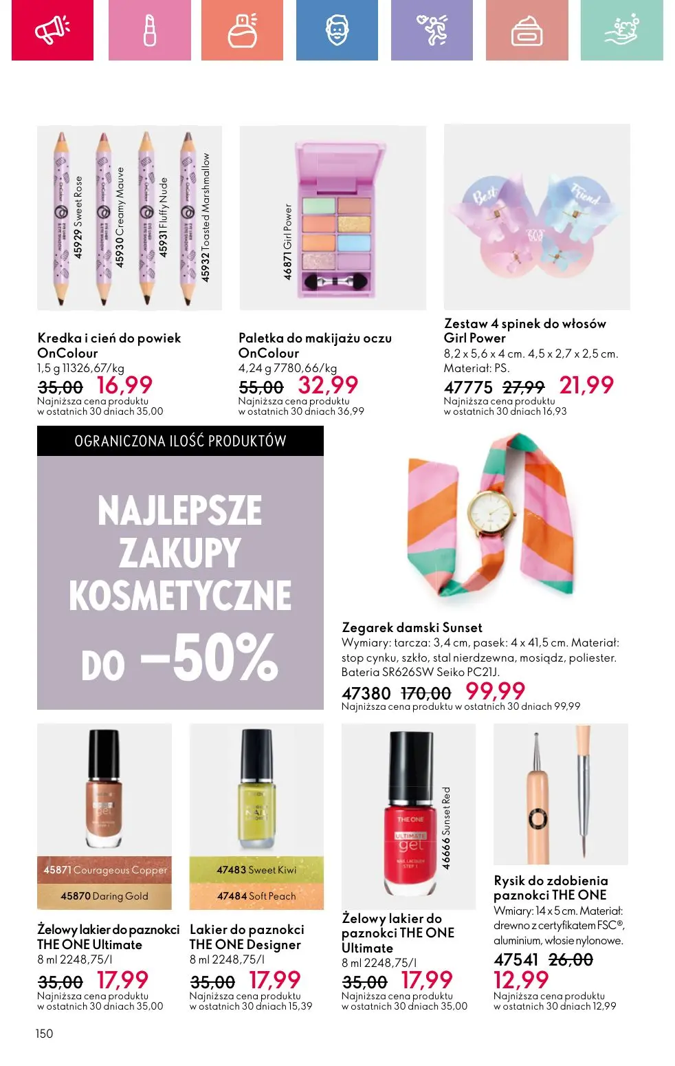 gazetka promocyjna ORIFLAME Przyćmij słońce swoim blaskiem - Strona 150