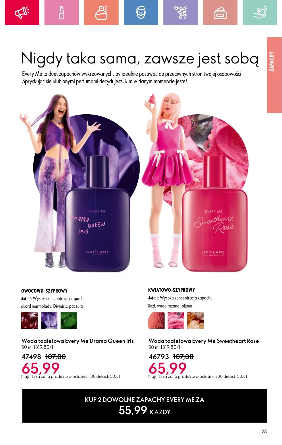 gazetka promocyjna ORIFLAME Przyćmij słońce swoim blaskiem - Strona 23