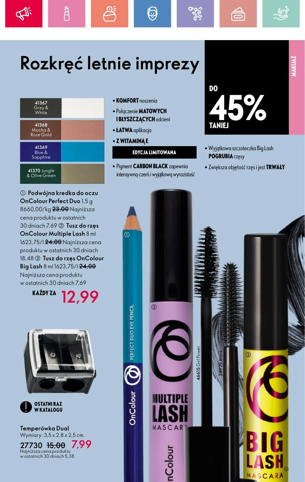 gazetka promocyjna ORIFLAME Przyćmij słońce swoim blaskiem - Strona 51