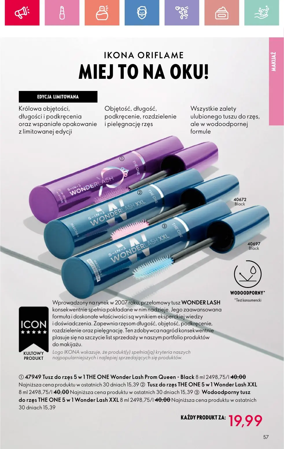 gazetka promocyjna ORIFLAME Przyćmij słońce swoim blaskiem - Strona 57