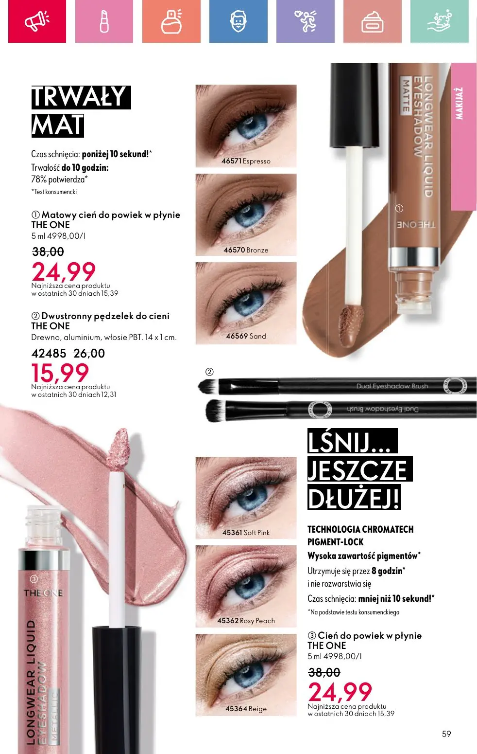 gazetka promocyjna ORIFLAME Przyćmij słońce swoim blaskiem - Strona 59