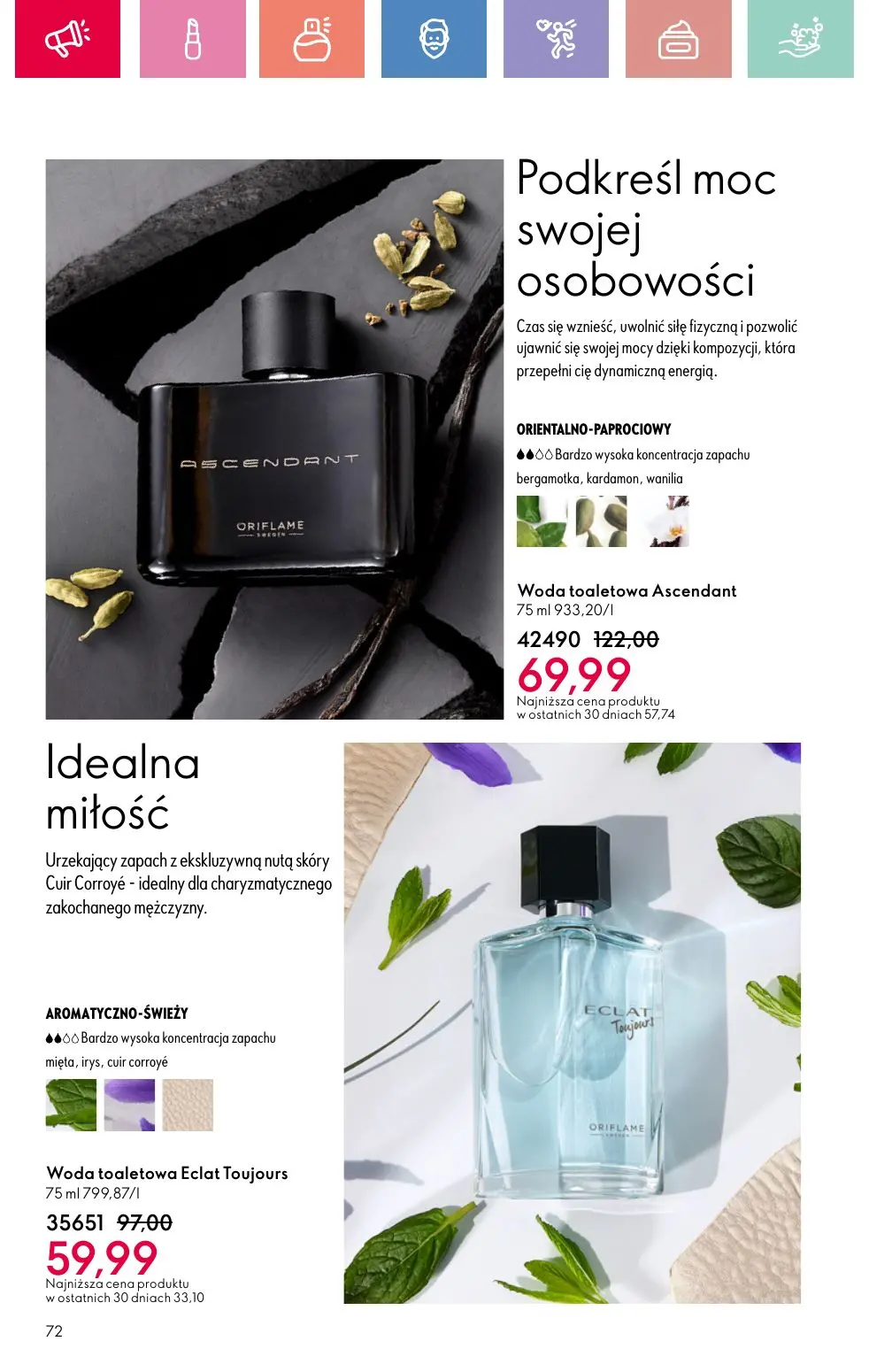gazetka promocyjna ORIFLAME Przyćmij słońce swoim blaskiem - Strona 72