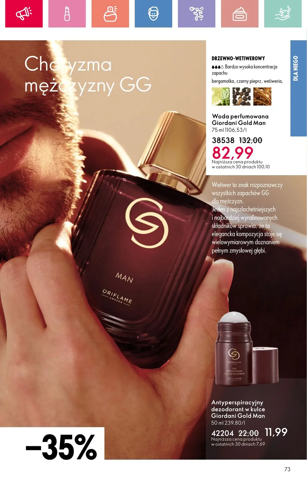 gazetka promocyjna ORIFLAME Przyćmij słońce swoim blaskiem - Strona 73