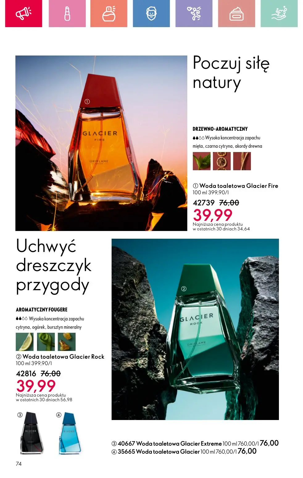 gazetka promocyjna ORIFLAME Przyćmij słońce swoim blaskiem - Strona 74