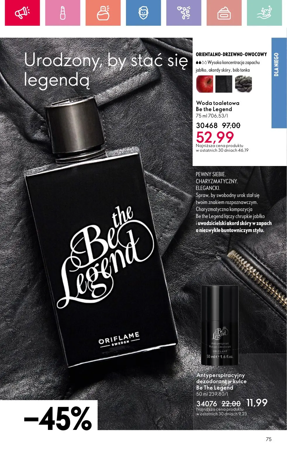 gazetka promocyjna ORIFLAME Przyćmij słońce swoim blaskiem - Strona 75
