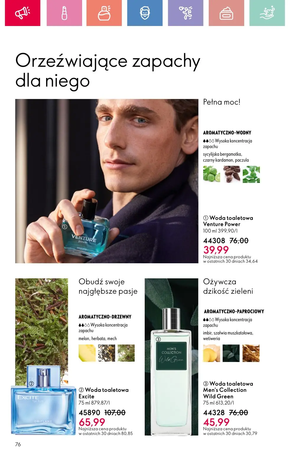 gazetka promocyjna ORIFLAME Przyćmij słońce swoim blaskiem - Strona 76
