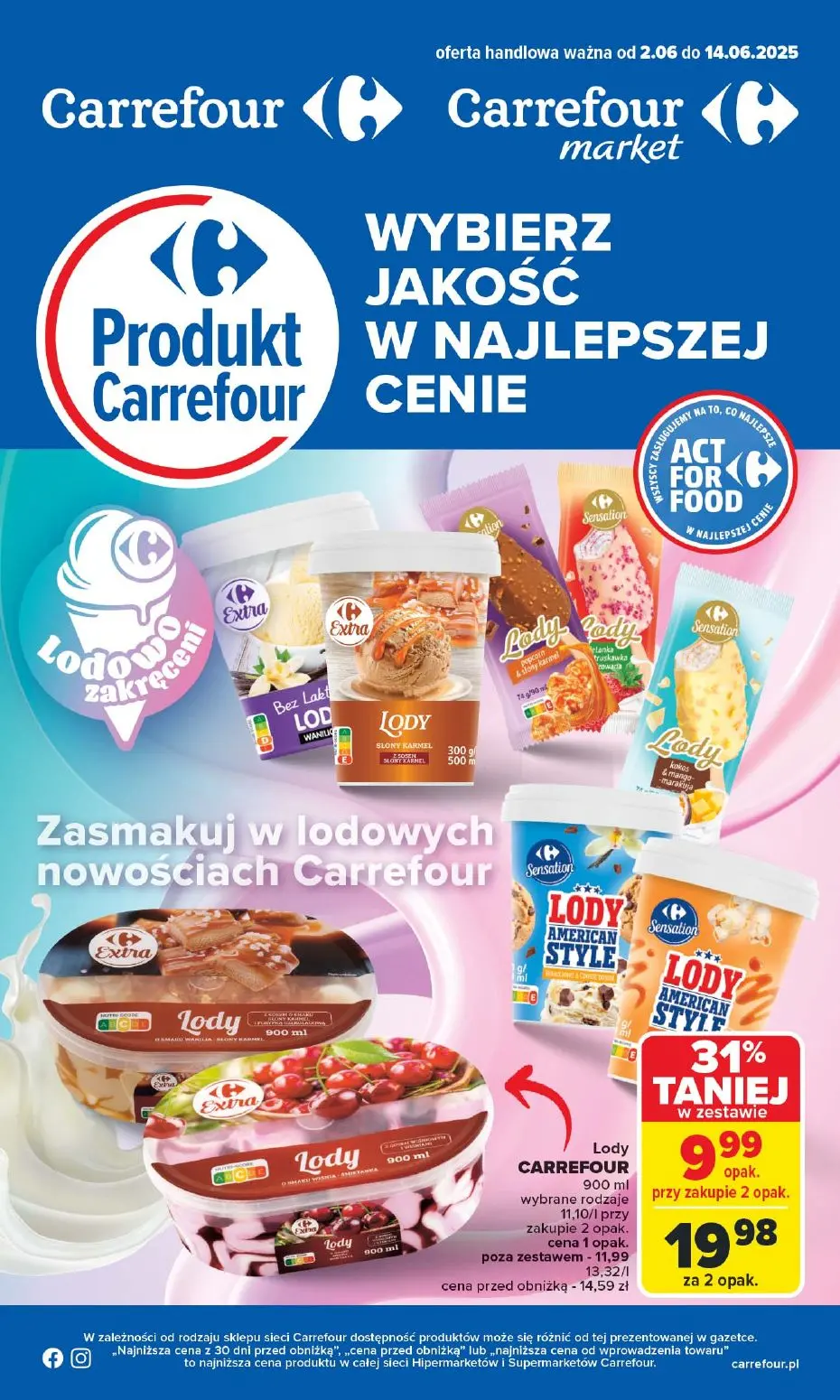 gazetka promocyjna Carrefour Jakość w najlepsze cenie - Strona 1