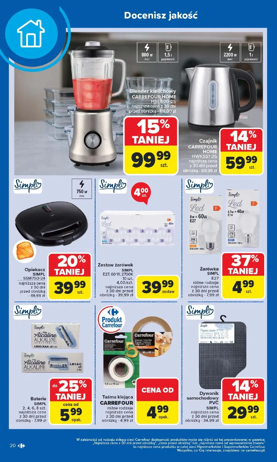 gazetka promocyjna Carrefour Jakość w najlepsze cenie - Strona 20