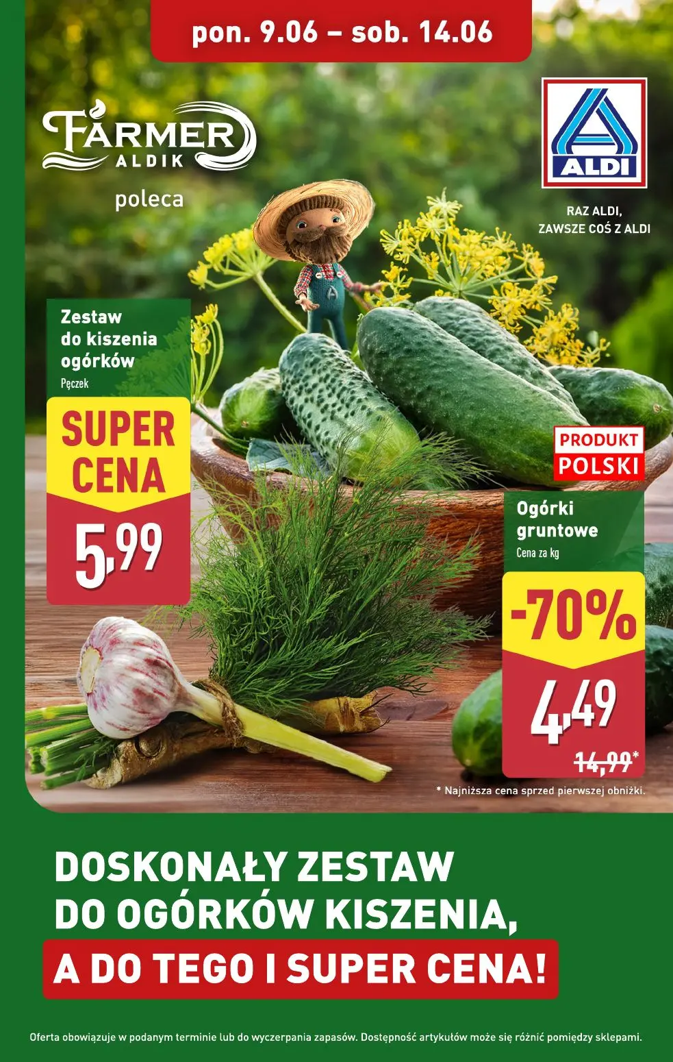 gazetka promocyjna ALDI Kiszenie ogórków 🥒 - Strona 1