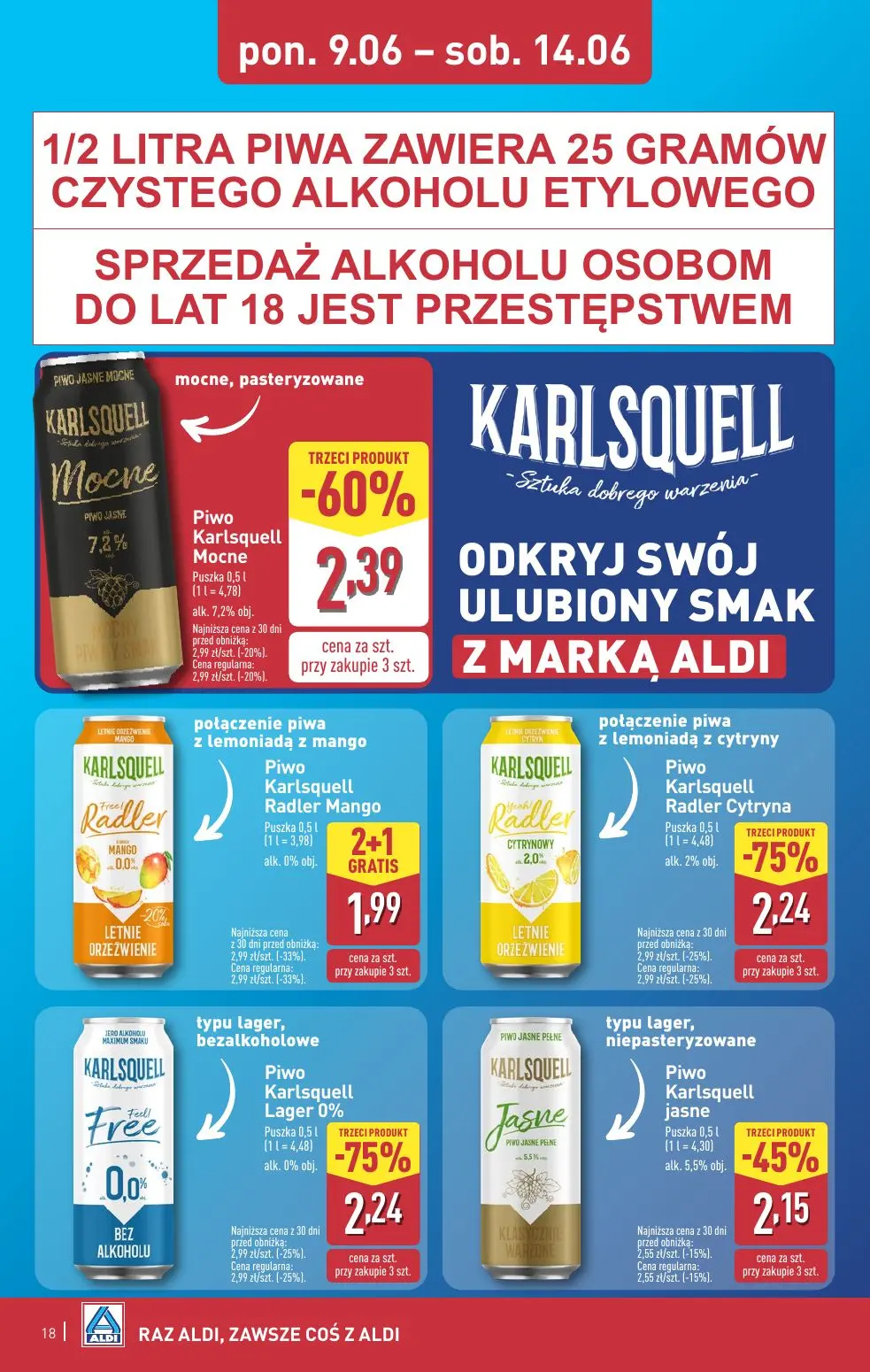 gazetka promocyjna ALDI Raz ALDI, zawsze coś z ALDI - Strona 18