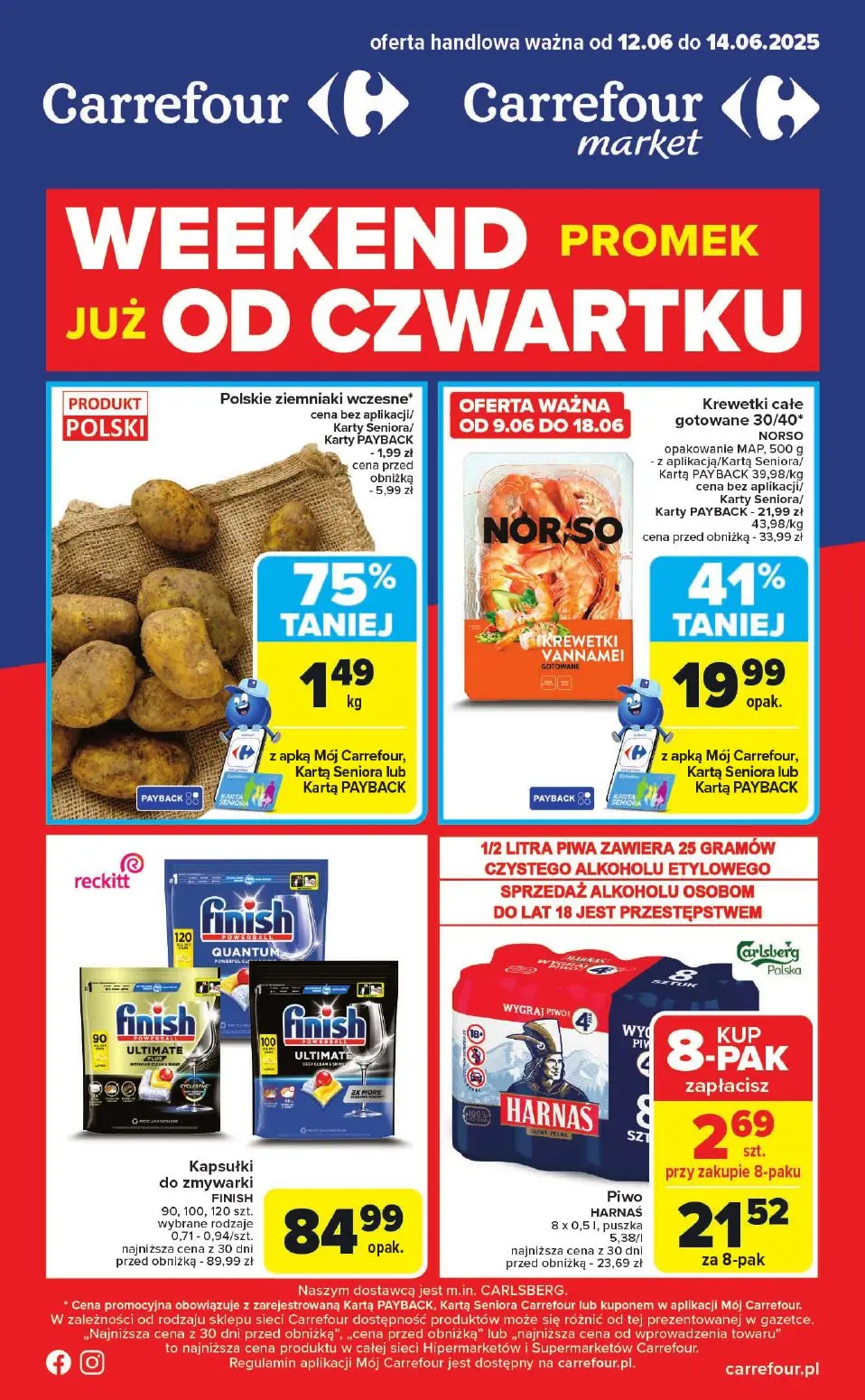 gazetka promocyjna Carrefour Weekend od czwartku - Strona 1