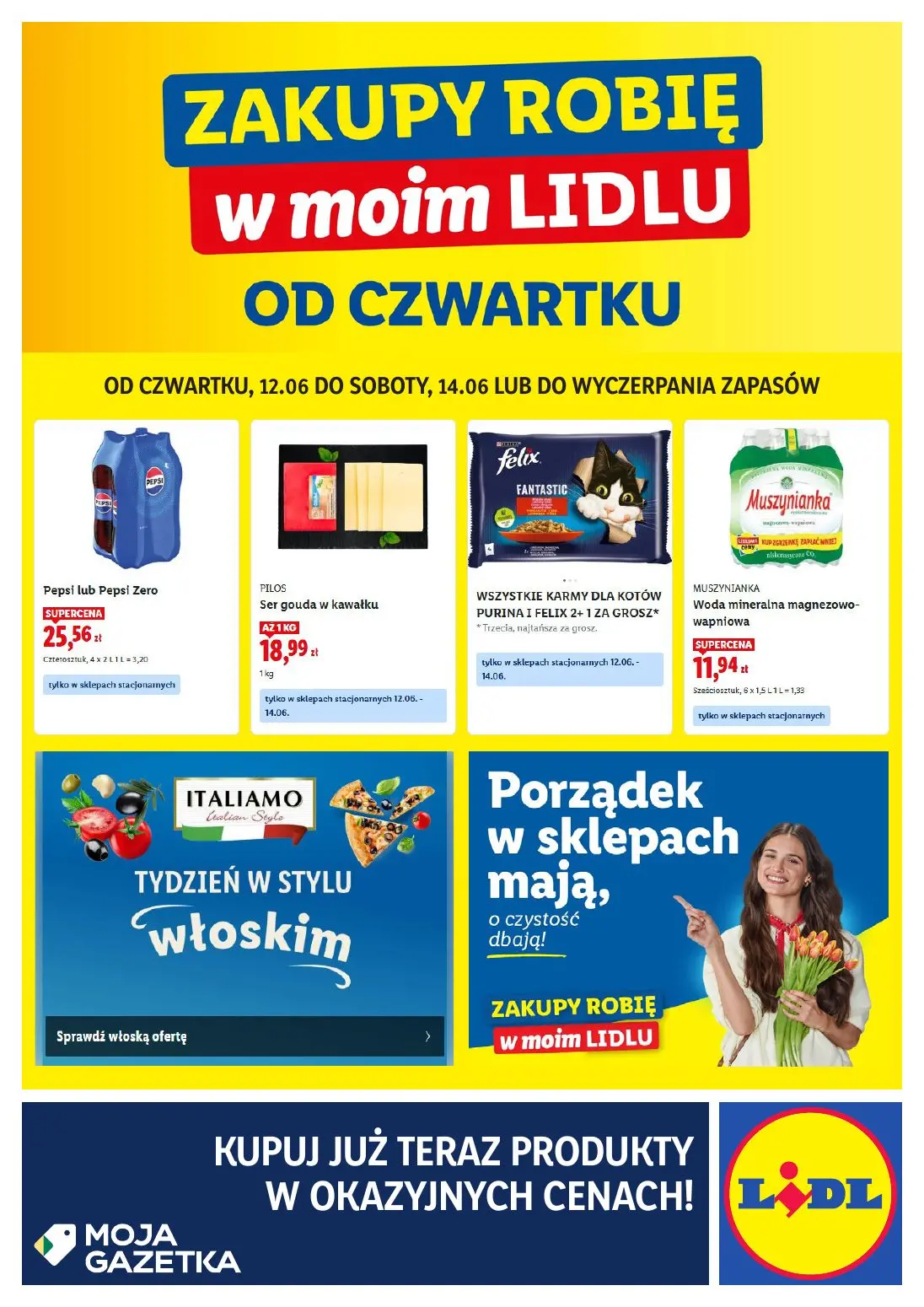 gazetka promocyjna LIDL Zakupy robię w moim Lidlu od czwartku - Strona 1