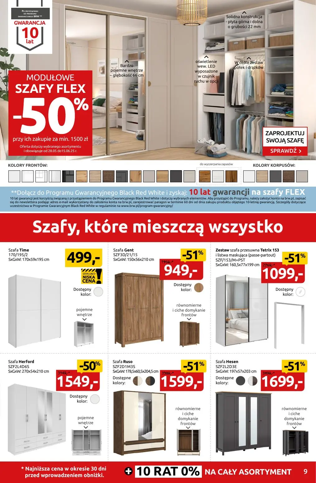 gazetka promocyjna Black Red White TAK SIĘ OSZCZĘDZA DO -50% - Strona 9