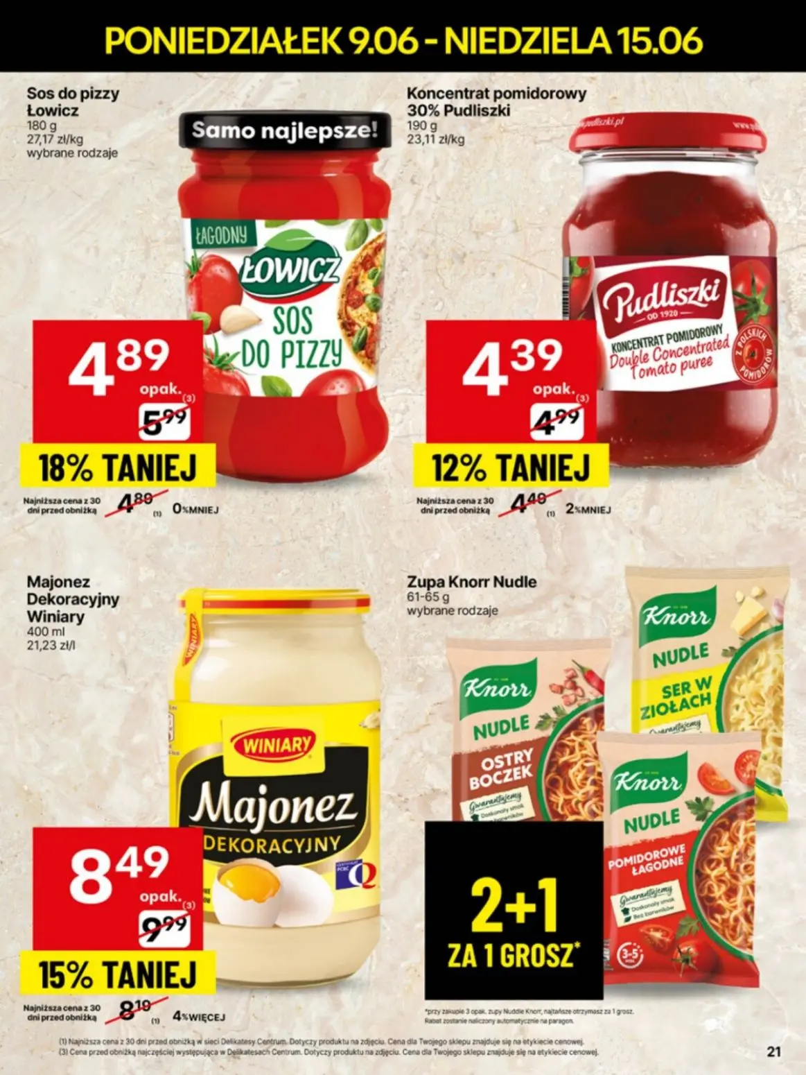 gazetka promocyjna Delikatesy Centrum Delikatesy od poniedziałku - Strona 21