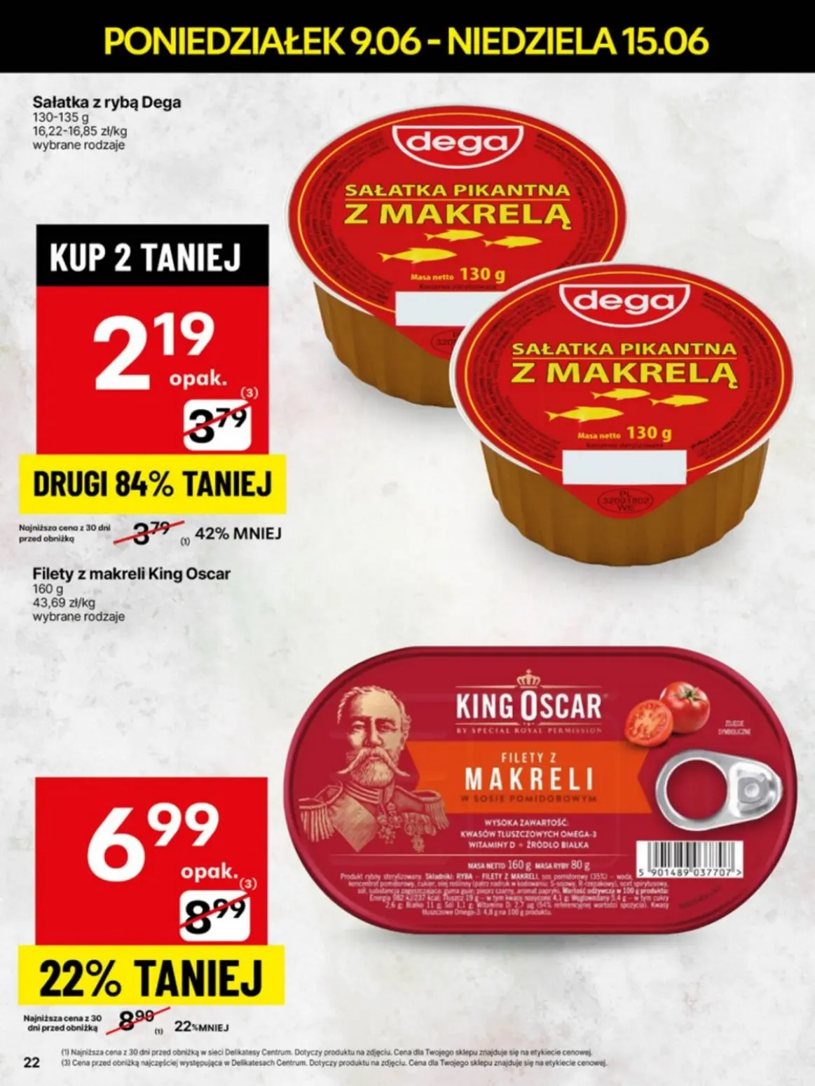 gazetka promocyjna Delikatesy Centrum Delikatesy od poniedziałku - Strona 22