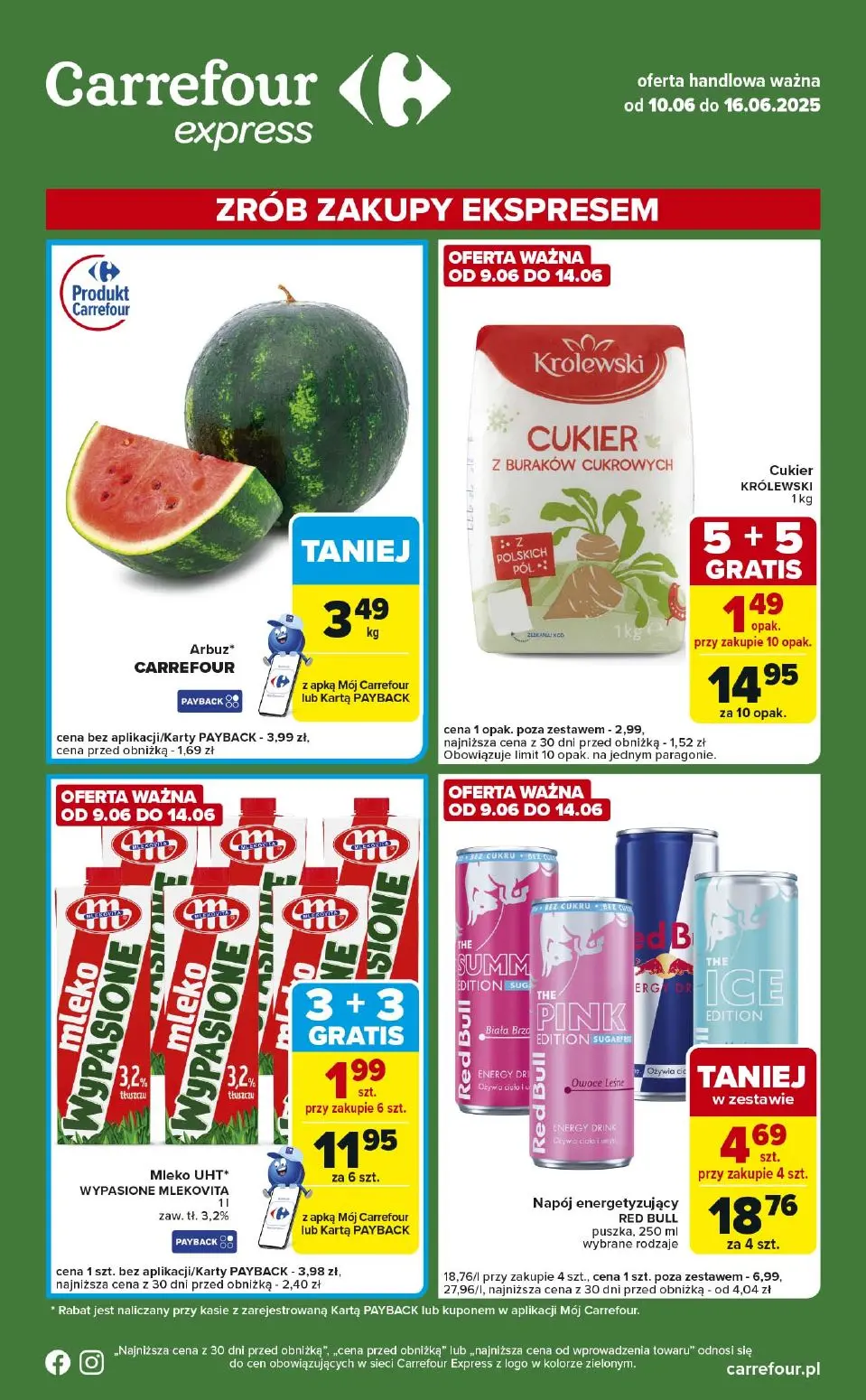 gazetka promocyjna Carrefour Express Zrób zakupy ekspresem - Strona 1