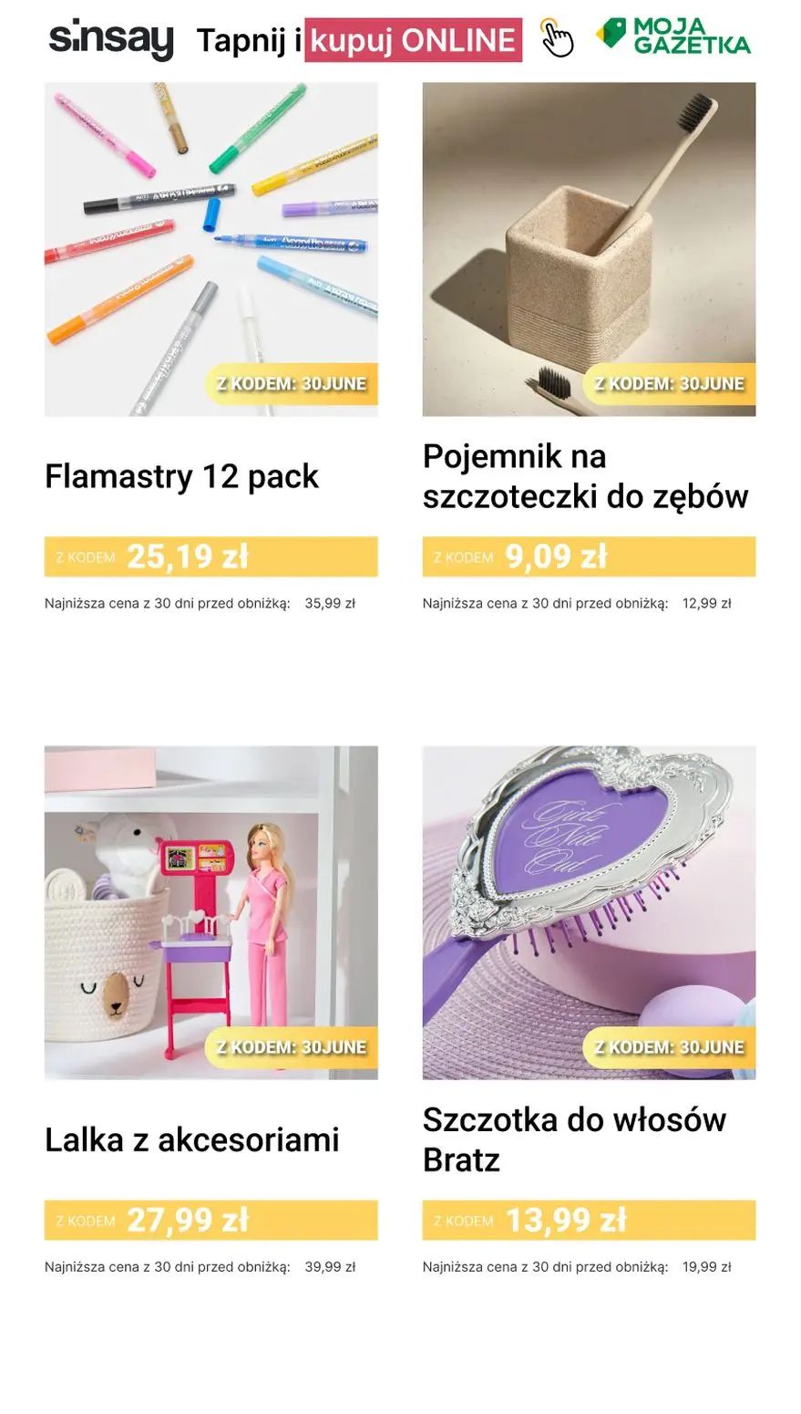 gazetka promocyjna Sinsay  kod: 30JUNE 🦀 - Strona 2