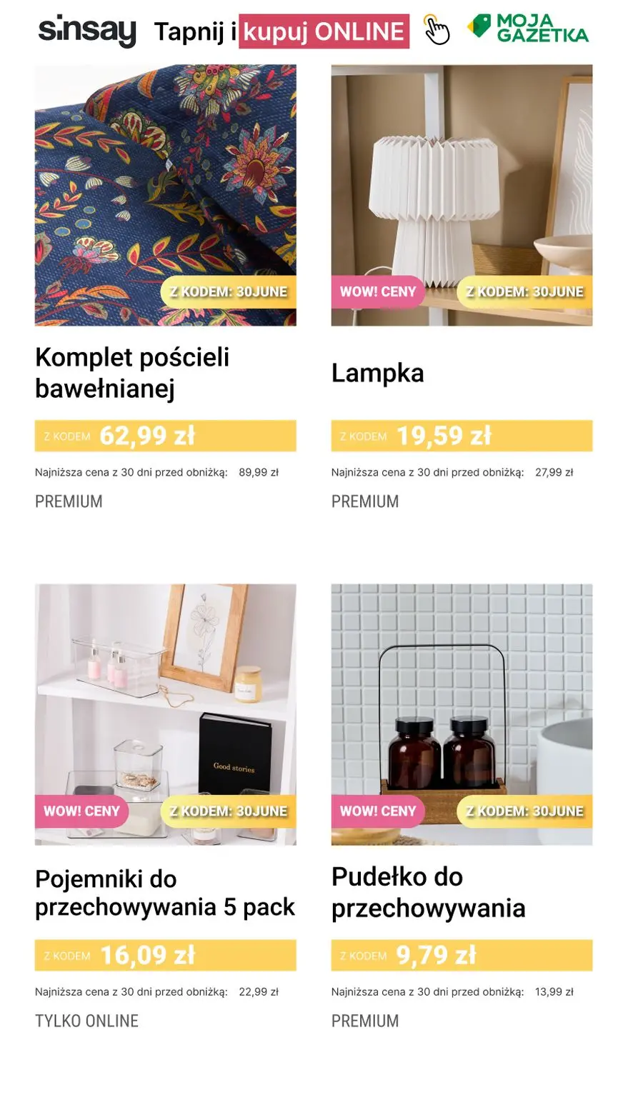 gazetka promocyjna Sinsay  kod: 30JUNE 🦀 - Strona 9