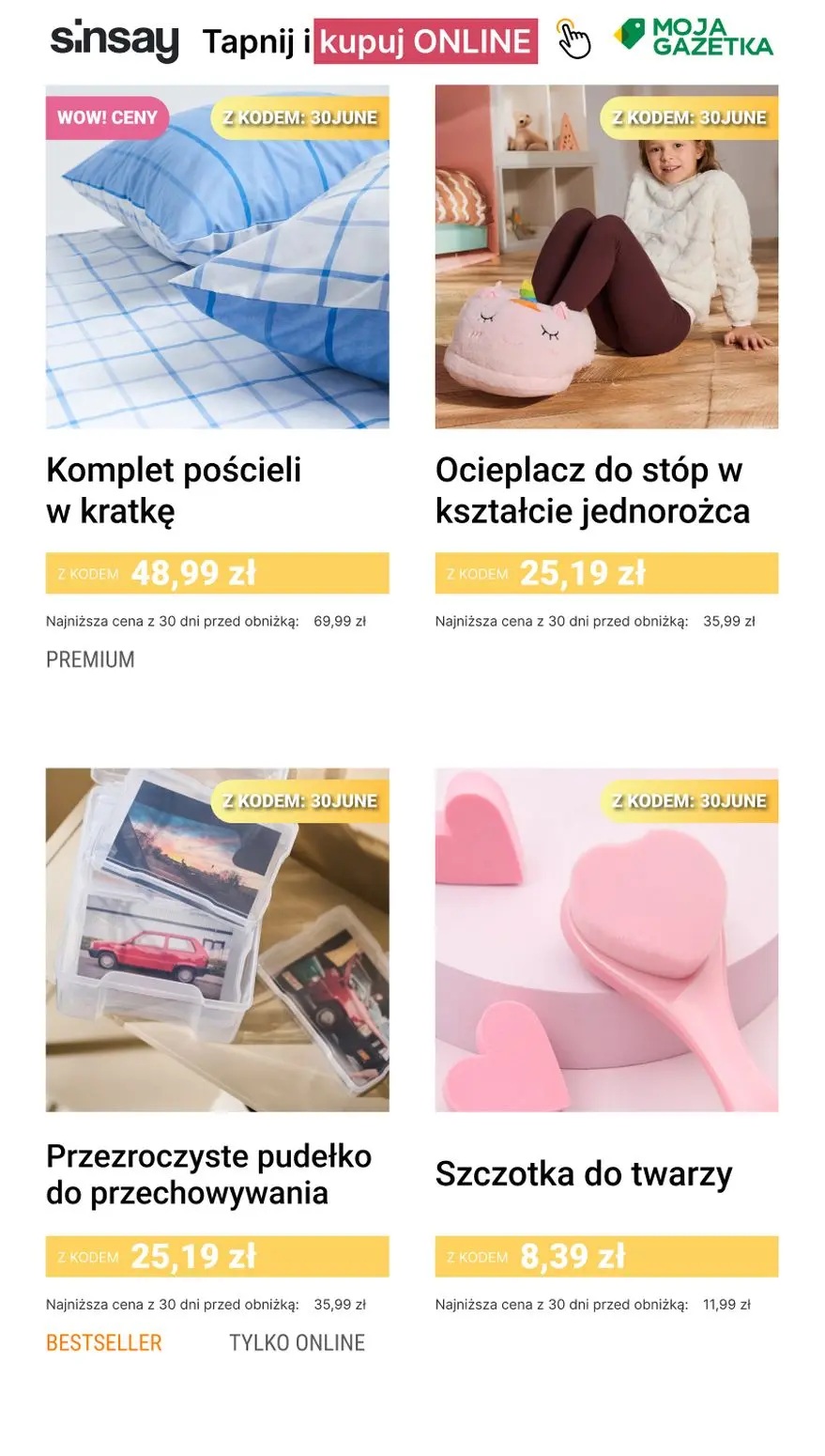 gazetka promocyjna Sinsay  kod: 30JUNE 🦀 - Strona 14