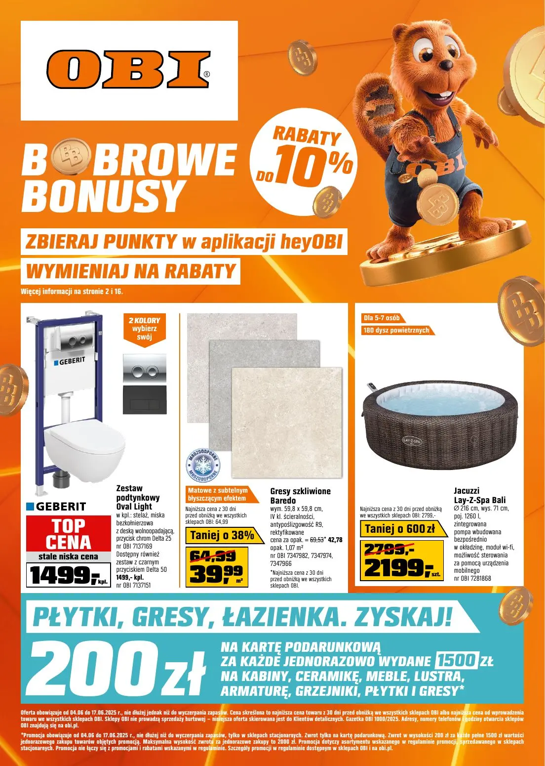 gazetka promocyjna OBI Bobrowe bonusy - Strona 1