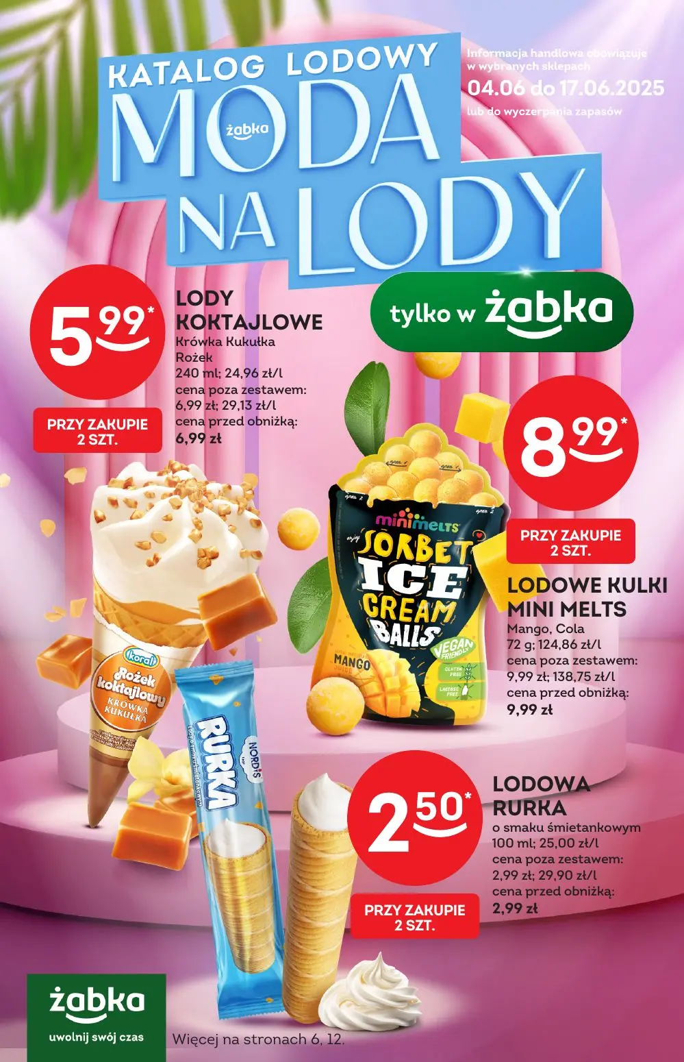 gazetka promocyjna Żabka Katalog lodowy - Strona 1