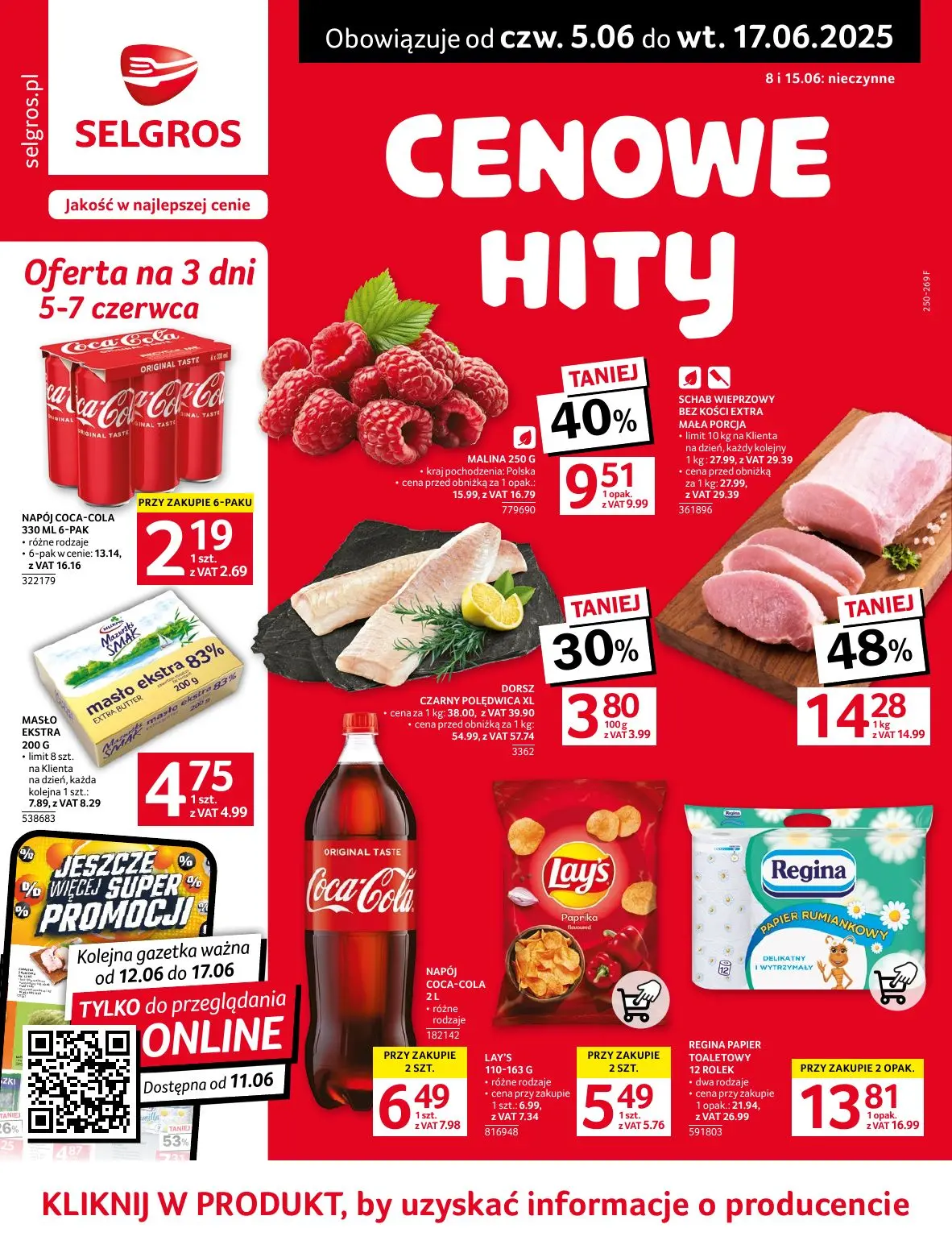 gazetka promocyjna SELGROS Oferta spożywcza - Strona 1
