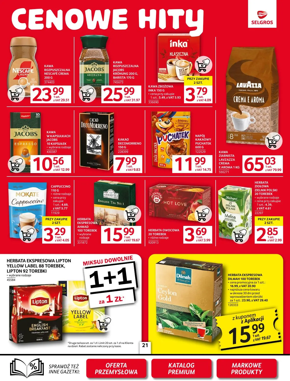 gazetka promocyjna SELGROS Oferta spożywcza - Strona 21