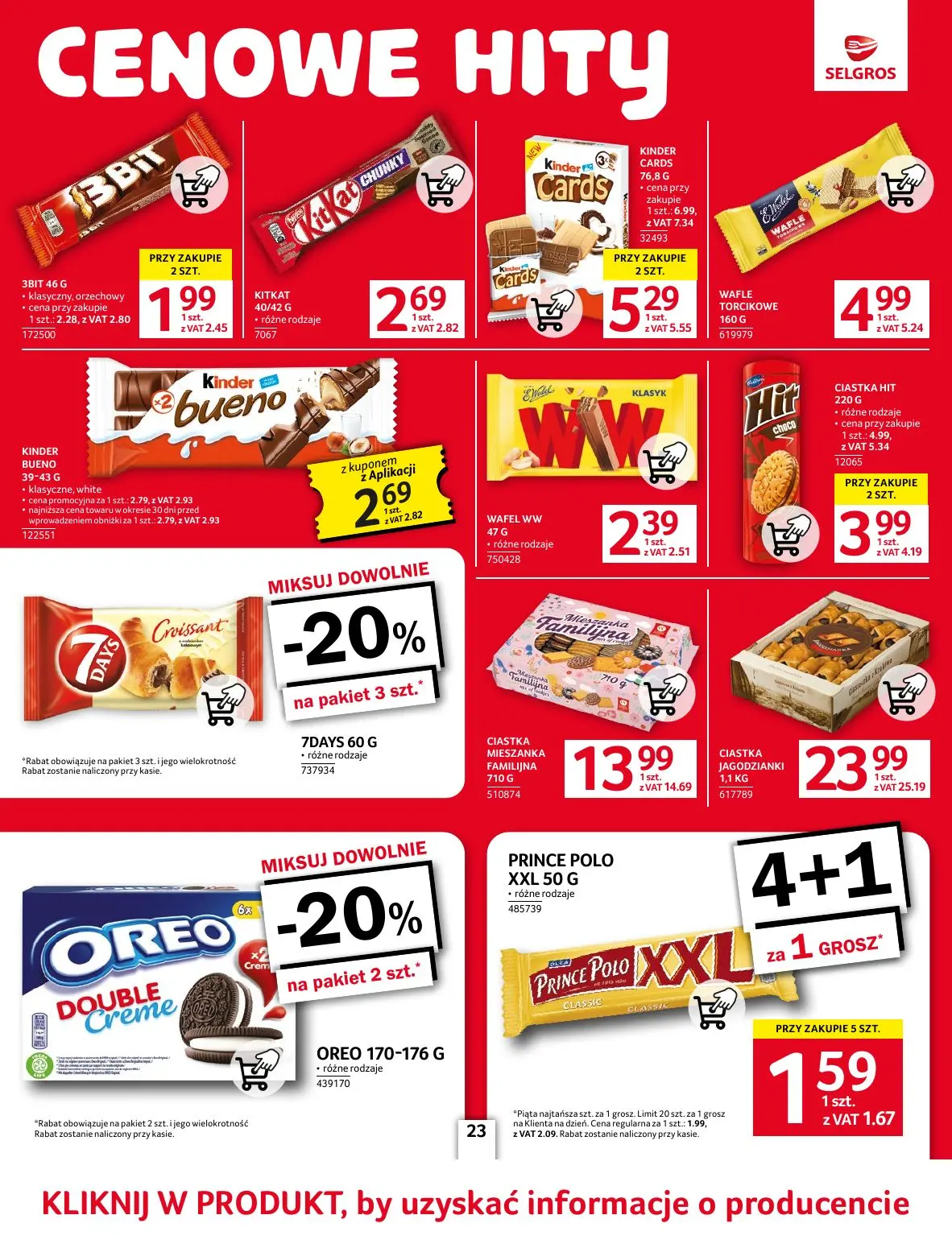 gazetka promocyjna SELGROS Oferta spożywcza - Strona 23