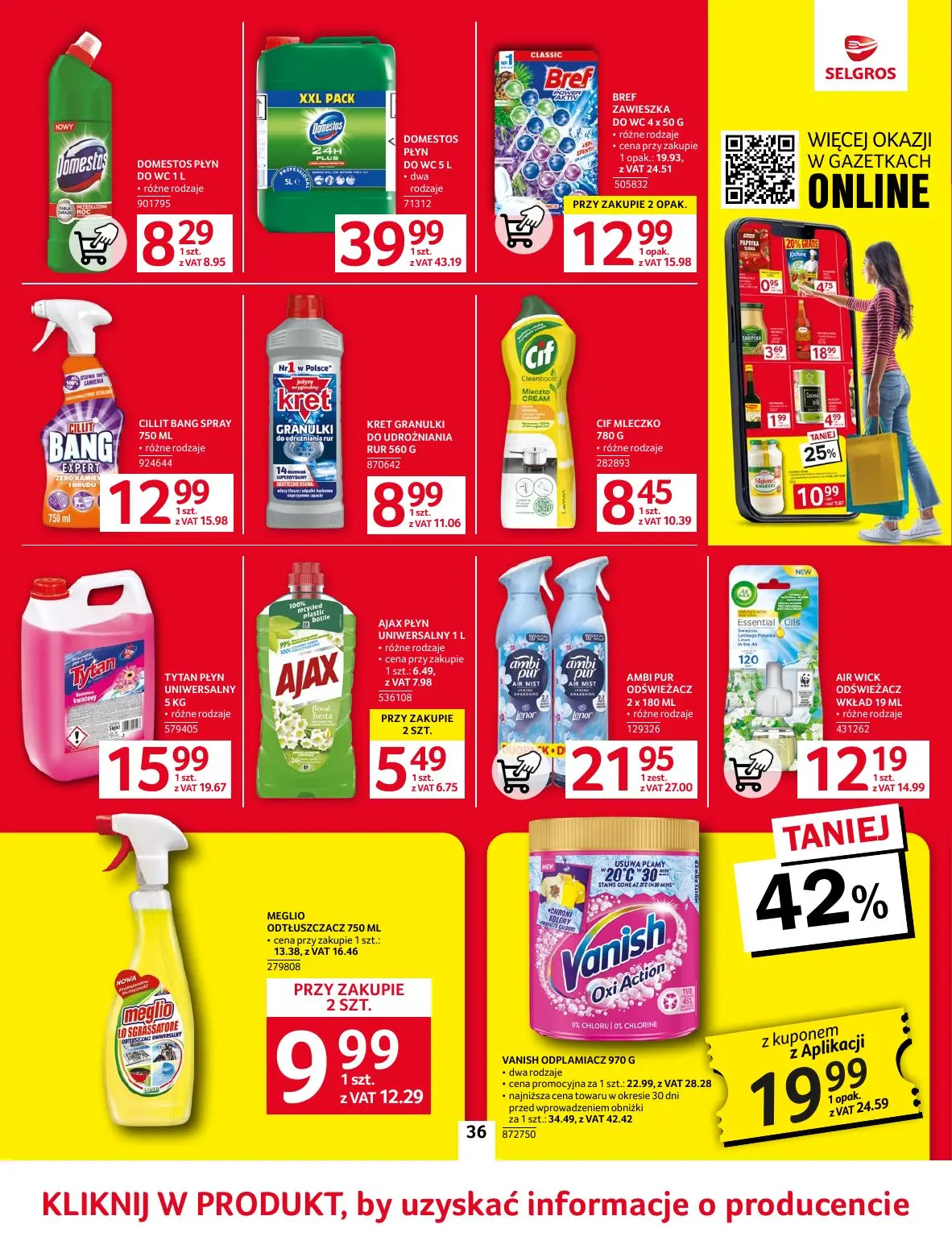 gazetka promocyjna SELGROS Oferta spożywcza - Strona 36
