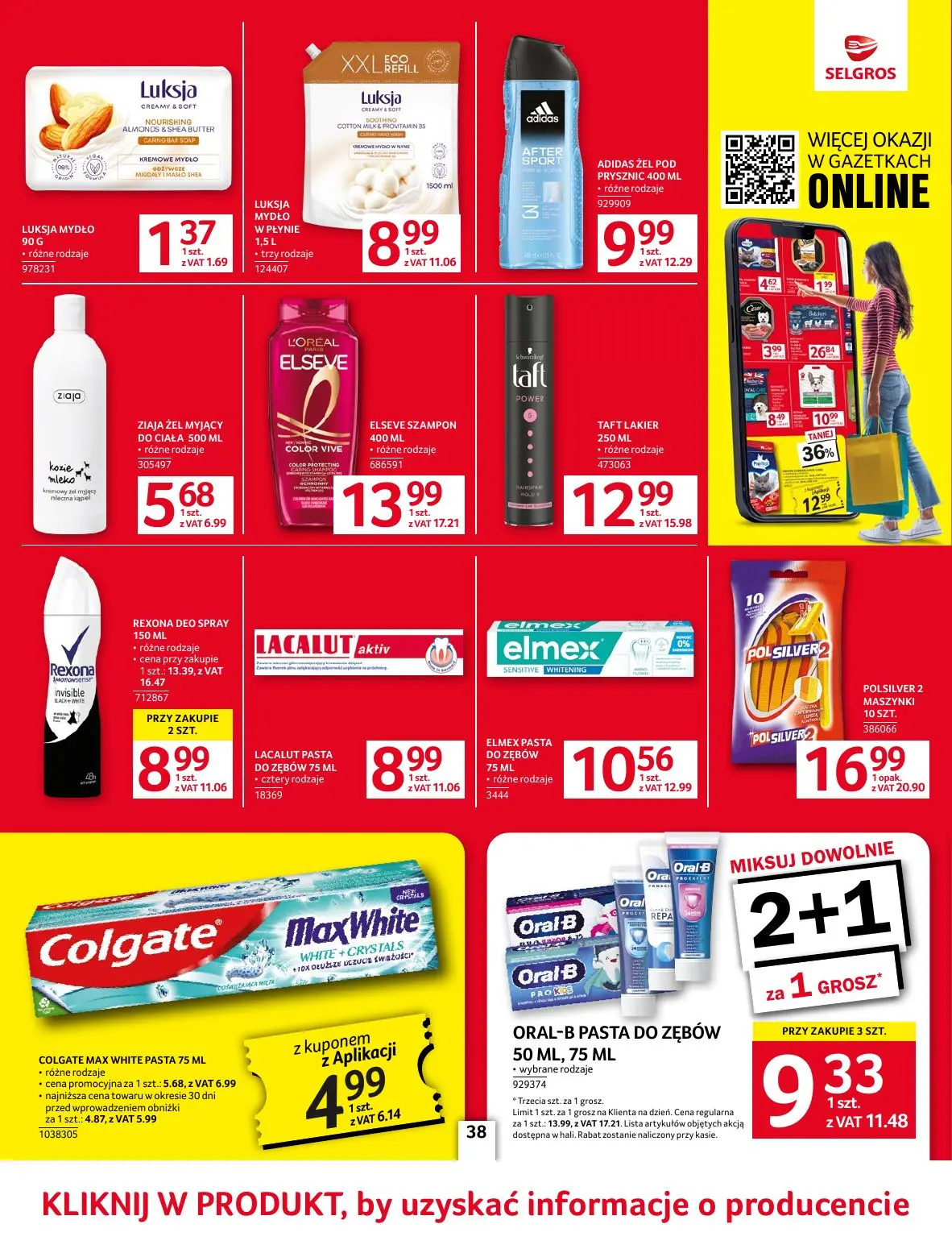 gazetka promocyjna SELGROS Oferta spożywcza - Strona 38